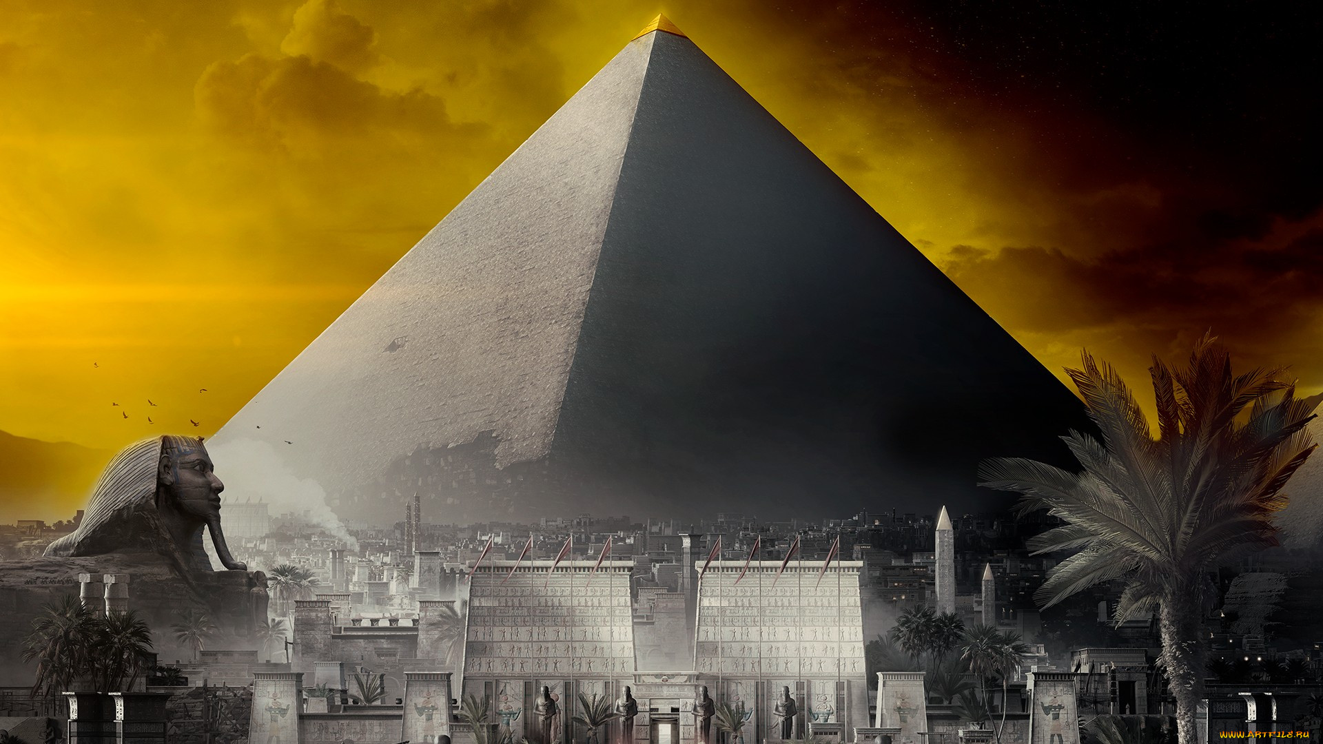 Страж египетской пирамиды. Пирамида Хеопса древний Египет. Пирамида Хеопса древний Египет арт. Пирамида Хеопса Assassins Creed Origins. Древний Египет ассасин Крид.